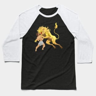 Hercules fighting the Nemean lion Baseball T-Shirt